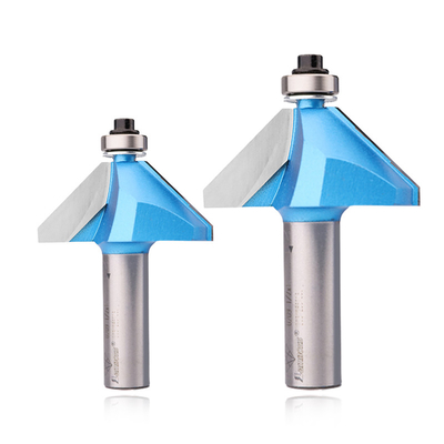 ซื้อ สามารถปรับแต่ง Lamboss 45 องศา Chamfer Bit กับการวางหิน Milling Cutter การปลูกไม้ Router Bit online manufacture