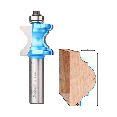 Anti Abrasion Practical Bull Nose Bit, มัลติฟังก์ชั่น Bullnose CNC Router Bit