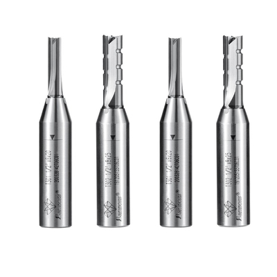 TCT เรียบเรียบ Bit 12.7mm แชงค์ รูเตอร์ บิต เรียบเรียบ Milling Cutter เครื่องมือเครื่องจักร CNC