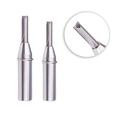 2F TCT ขั้นตรง Tungsten Carbide เครื่องตัด CNC Milling เครื่องตัดไม้