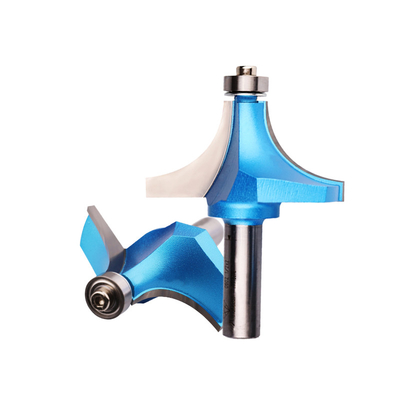 มุมกลมมากกว่าการบรรทุก Router Bit Milling Cutter คาร์ไบดแข็ง CNC Router Bit สําหรับไม้