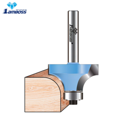 Lamboss Cnc หมุนผ่านเครื่องตัดบดด้วยลูกบอลที่บรรทุกเฟอร์นิเจอร์ขอบตกแต่ง บิต Carbide Router