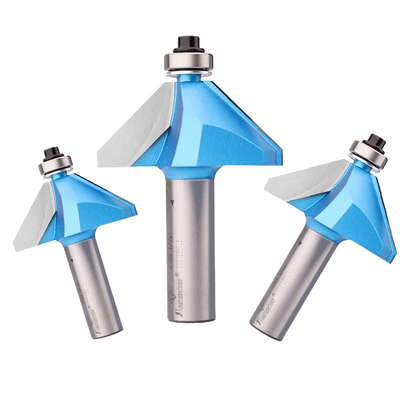 Lamboss Router Bit 45 องศา เครื่องตัดบด TCT Chamfer Bit สําหรับการปลูกไม้