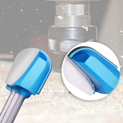 แลมบอส กลมจมูกเจาะ Bit ยาว Blade กลมจมูก Bit สอง ฟลอยท์ Router Bit