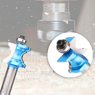 Lamboss Concave Bull Nose Router Bits การตัดไม้ครึ่งกลม