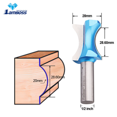 Lamboss Wood Router Bits ขอบคอนเวกซ์ Router Bit สําหรับเครื่องมือการปลูกไม้ เครื่องตัดบด