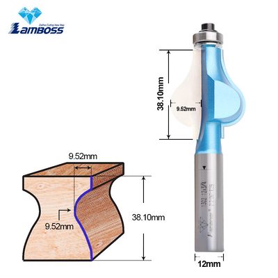 Lamboss แฮนดรีล บิต กับการบรรทุกสําหรับการปลูกไม้ Router การแกะบิต Cove Box Bit
